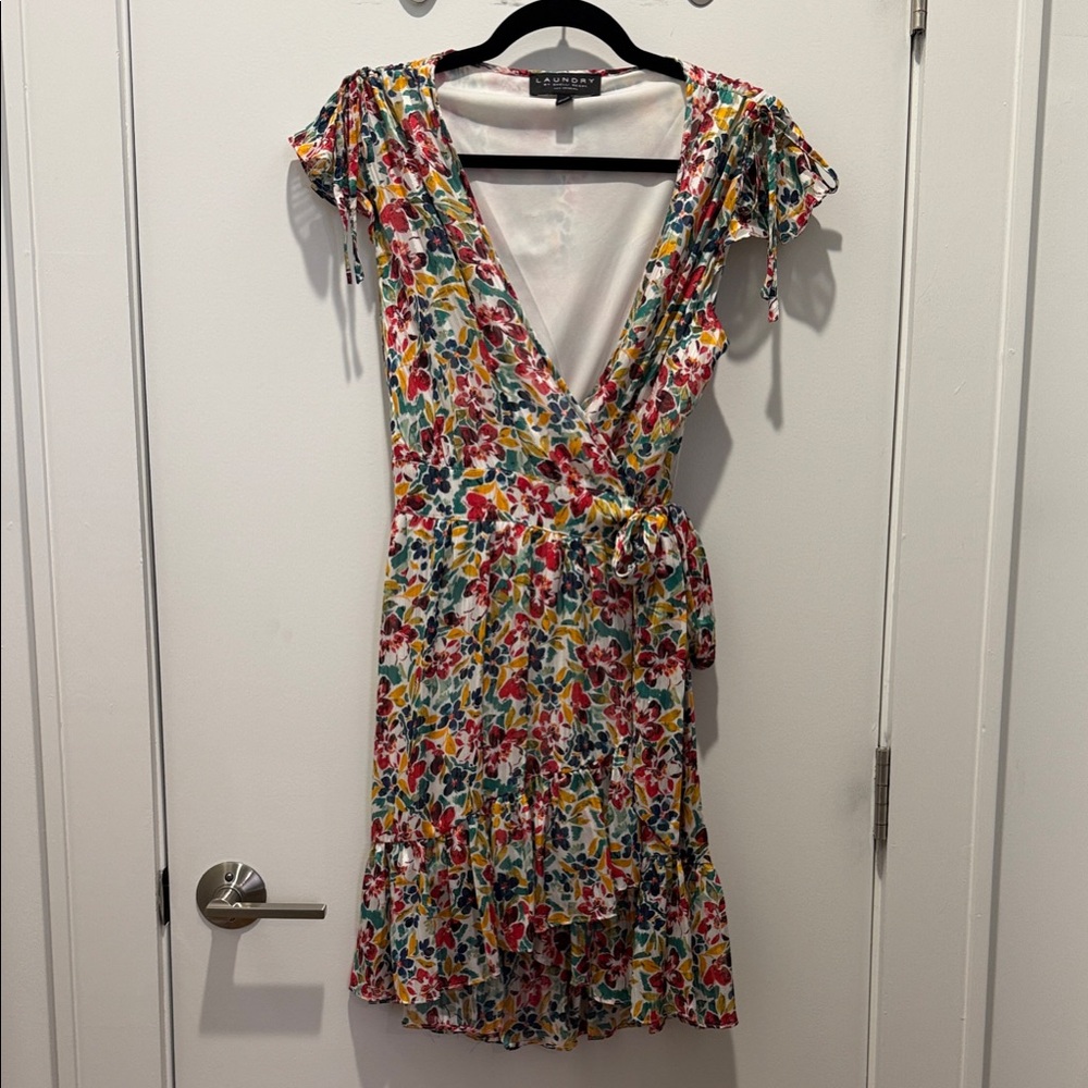 Laundry By Shelli Segal Multicolor High Low Dress